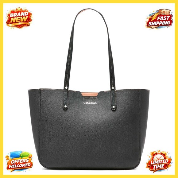 Handbags - Large Organizational Tote with Tablet Slot and Multiple Pockets for Work or